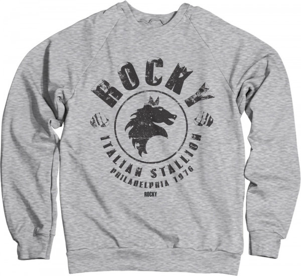 Rocky Italian Stallion Sweatshirt Heather-Grey