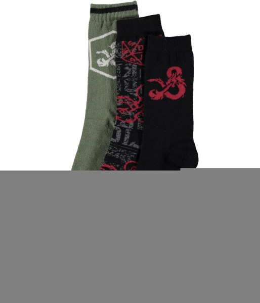 Dungeons & Dragons - Crew Socks (3Pack)