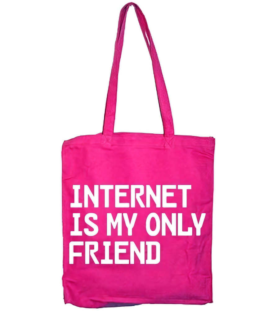 Tokigt Internet Is My Only Friend Tote Bag SH-4-15343-LFH2-2 - Herren / Unisex