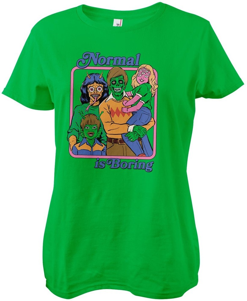 Steven Rhodes Damen Normal Life Is Boring Girly Tee - Damen