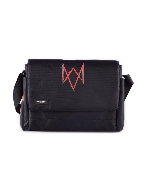 Watch Dogs: Legion - Messenger Bag With Patches Black