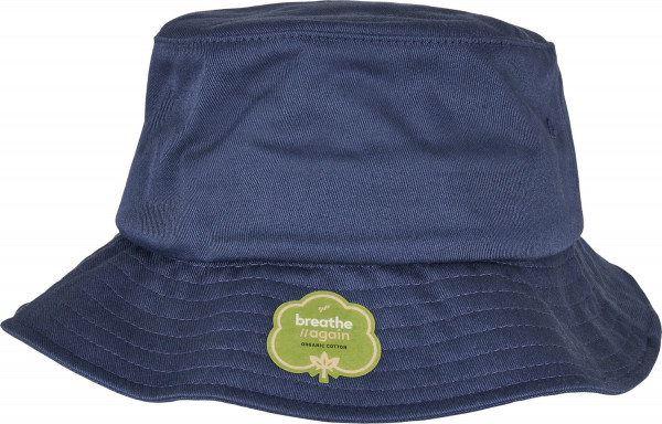 Flexfit Hut Organic Cotton Bucket Hat Navy