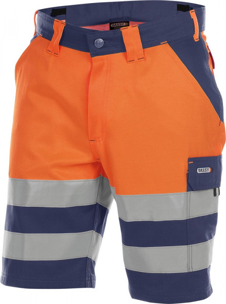 Dassy Warnschutz-Shorts Venna PESCO61 Dunkelblau/Neonorange