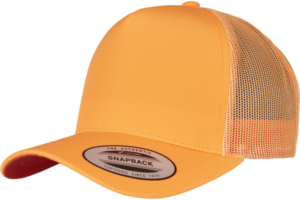 Flexfit Cap Neon Retro Trucker Neonorange