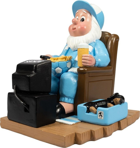 TSV 1860 München Gartenzwerg Fernseher Groß 2023318