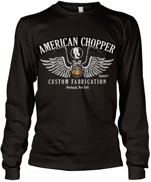 American Chopper Handlebar Longsleeve Tee Black