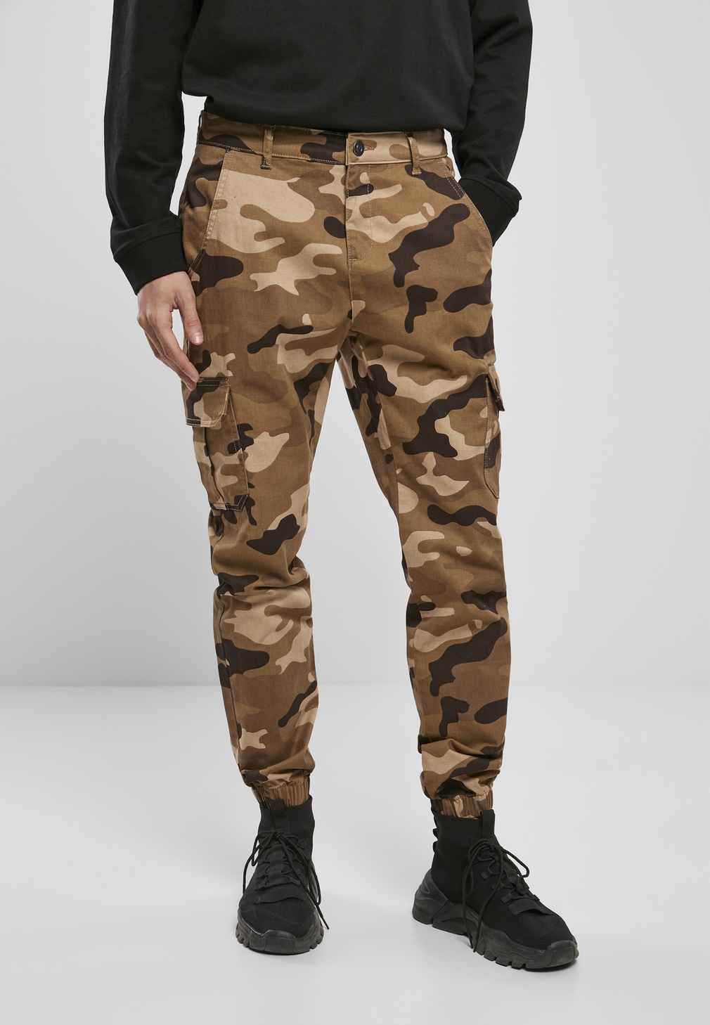 Urban Classics Hose Camo Cargo Jogging Pants 2.0 Darkground Camouflage - Herren / Unisex