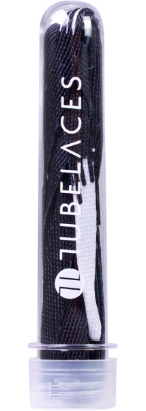 Tubelaces Schnürsenkel White Flat Trill Pack Tears/Black