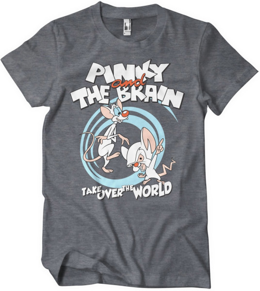Pinky and the Brain T-Shirt Take Over The World T-Shirt WB-1-PAB001-H73-16