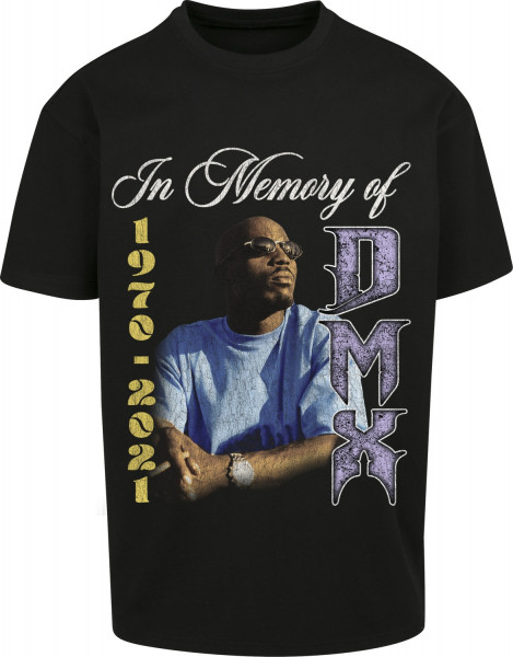Mister Tee T-Shirt DMX In Memory Off Oversize Tee Black