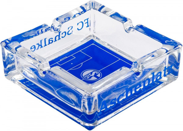 FC Schalke 04 S04 Aschenbecher Ascheplatz Fußball Blau