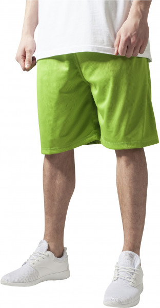 Urban Classics Shorts Bball Mesh Shorts Limegreen