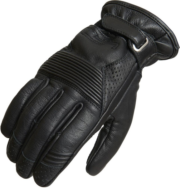 Lindstrands Motorrad Handschuhe Glove Lauder Black 720-20110100