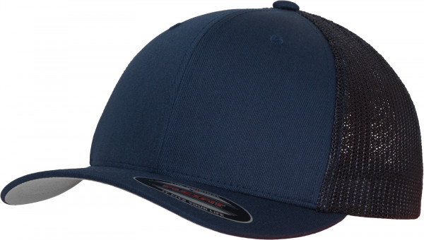 YUPOONG Inc. Cap Flexfit Mesh Trucker Cap in Navy