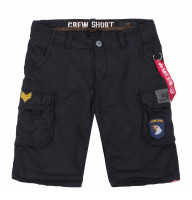 Alpha Industries Crew Short Patch Shorts / Hose Black