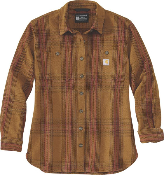 Carhartt Damen Hemd Twill L/S Plaid Shirt Carhartt® Brown