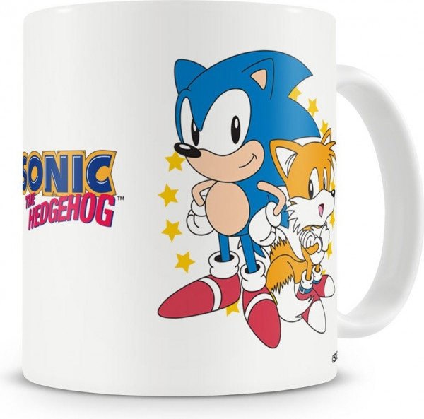 Sonic The Hedgehog Sonic & Tails Coffee Mug Kaffeebecher White