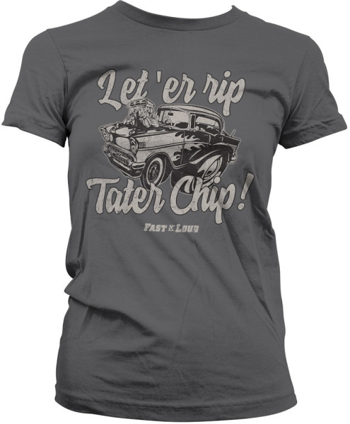 Fast N' Loud Damen Let 'er Rip Tater Chip Girly Tee DC-5-FL005-H82-9