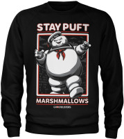 Ghostbusters Stay Puft Marshmallows Sweatshirt Black