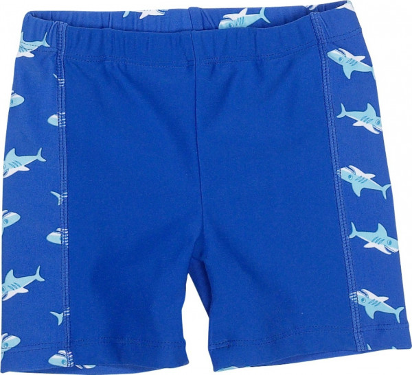 Playshoes Kinder Badehose UV-Schutz Shorts Hai Blau