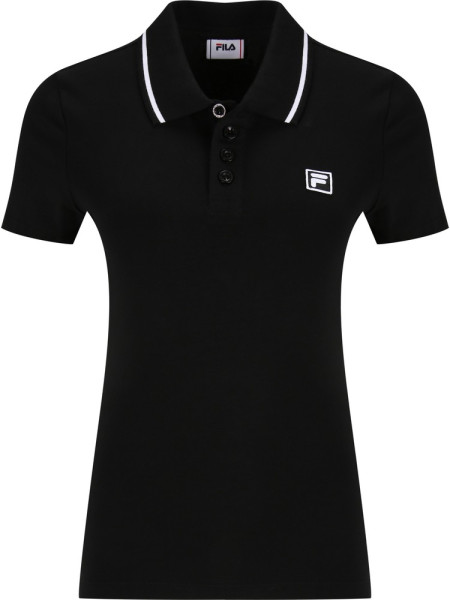 Fila Damen Kurzarmshirt Bernburg Polo Shirt Black