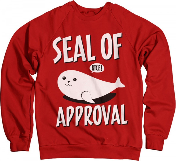 Hybris Seal Of Approval Sweatshirt Red