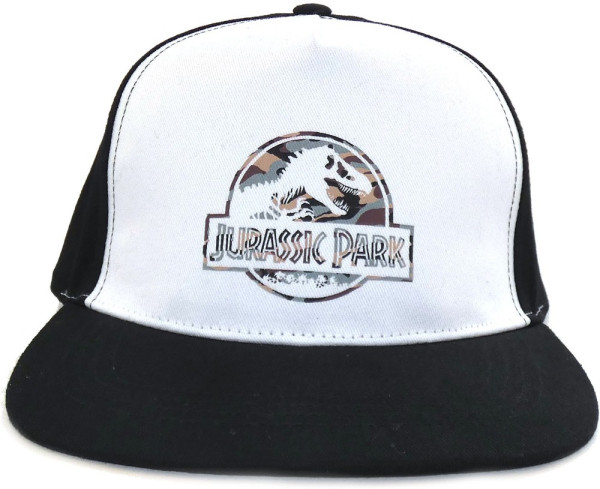 Jurassic Park - Logo (Snapback Cap) Cap White