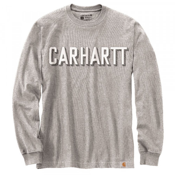 Carhartt Longsleeve Workwear Logo L/S T-Shirt Heather Grey
