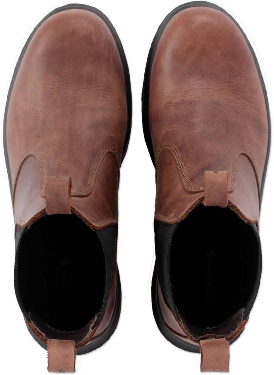 Carhartt Herren Sicherheitsstiefel Carter Chelsea Boot Dark Brown