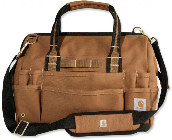 Carhartt Herren Tasche Legacy 16 Tool Bag Carhartt Brown Taschen Rucksacke Zubehor Workwear kustom kult