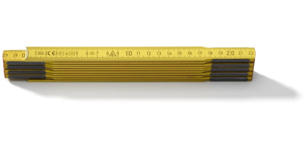 Hultafors Messgerät Glasfasermaßstab P606G, schwarze Dezimalen