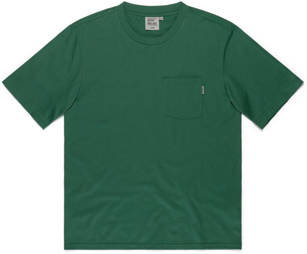 Vintage Industries T-Shirt Gray Pocket T-Shirt Bright Green
