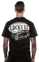 Lucky 13 T-Shirt American Original Black
