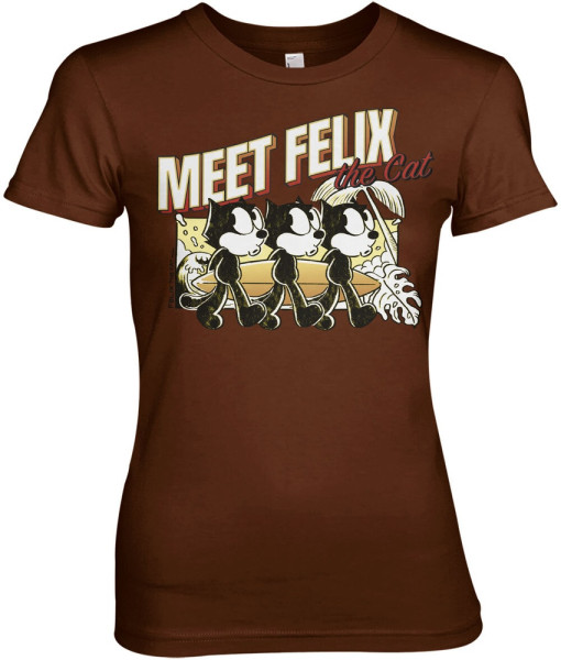 Felix the Cat T-Shirt Meet Girly Tee UV-5-FTC002-H74-6