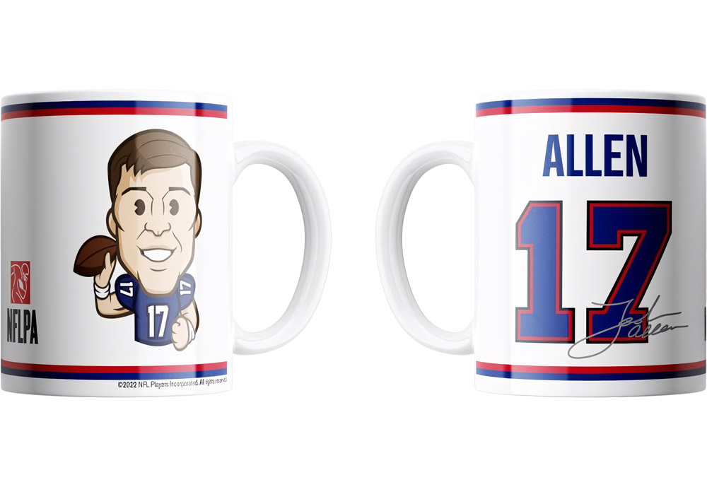 Buffalo Bills Josh Allen Emoji JumboTasse 440 ml American Football NFL