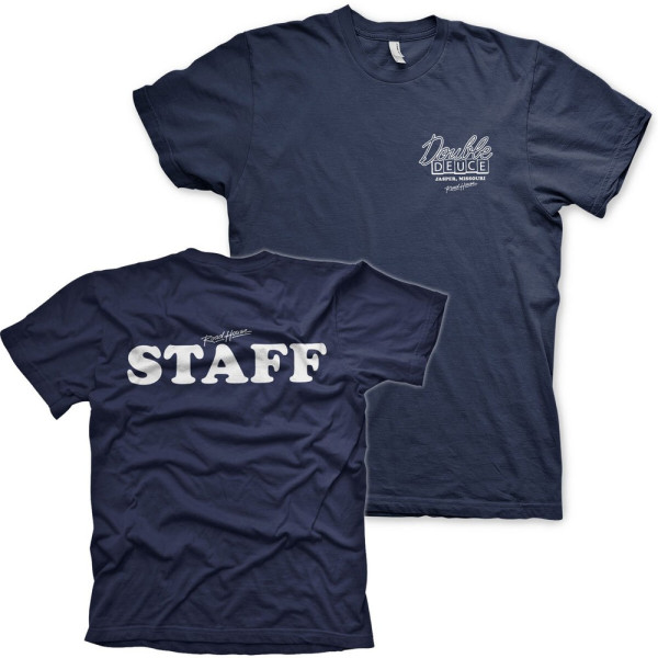 Road House Double Deuce STAFF T-Shirt Navy