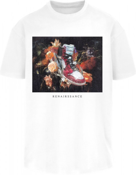 Mister Tee T-Shirt Renairssance Painting Oversize Tee White