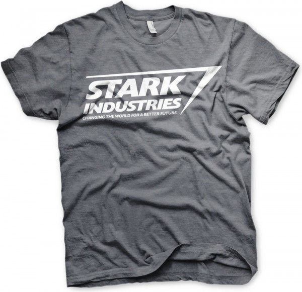 Iron Man Stark Industries Logo T-Shirt Dark-Heather