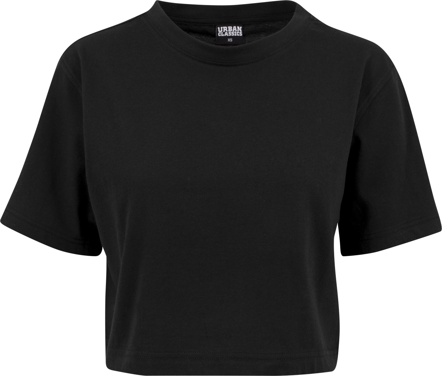 Urban Classics Kinder T-Shirt Girls Short Kimono Tee Schwarz - Herren / Unisex