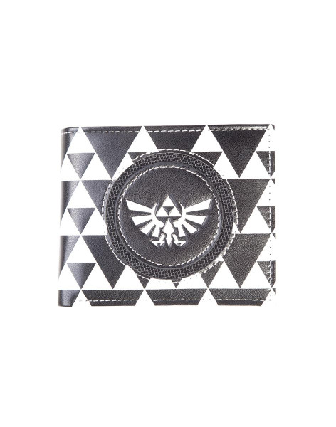 Nintendo - Zelda Black & White Men's Bifold Wallet Multicolor