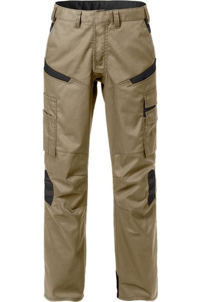 Fristads Industrie-Stretch-Hose Damenhose 2554 STFP Khaki/Schwarz - Damen
