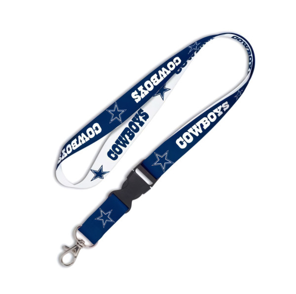 Dallas Cowboys Lanyard Schnalle American Football Blau/Weiß