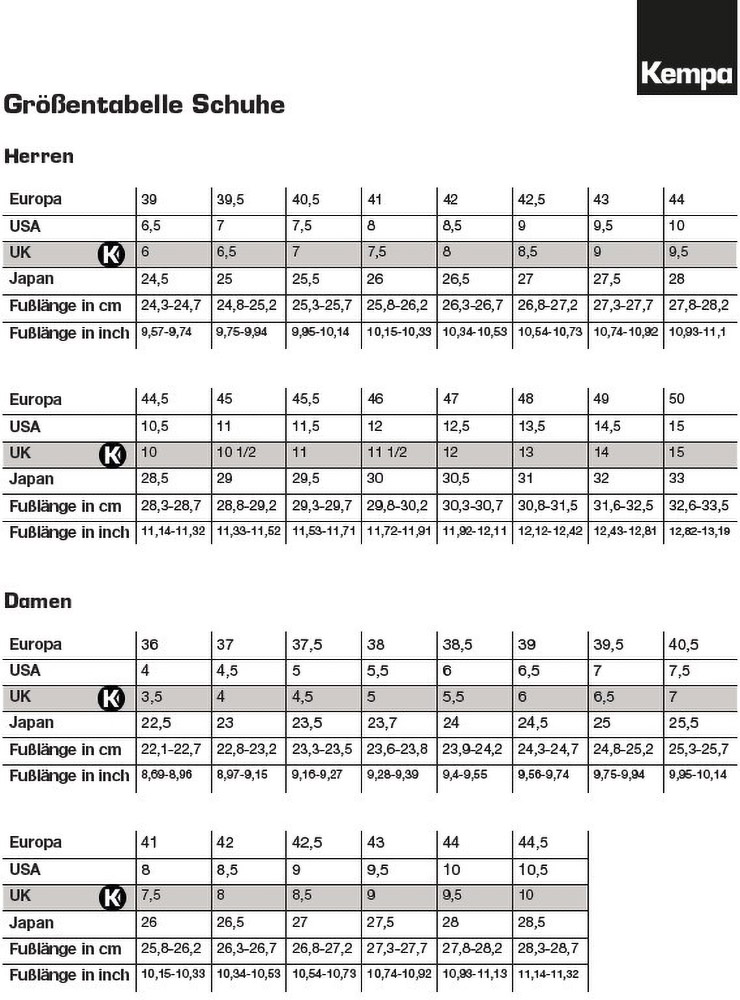 Kempa Handballschuhe Kourtfly Jr 2008682 - Herren / Unisex