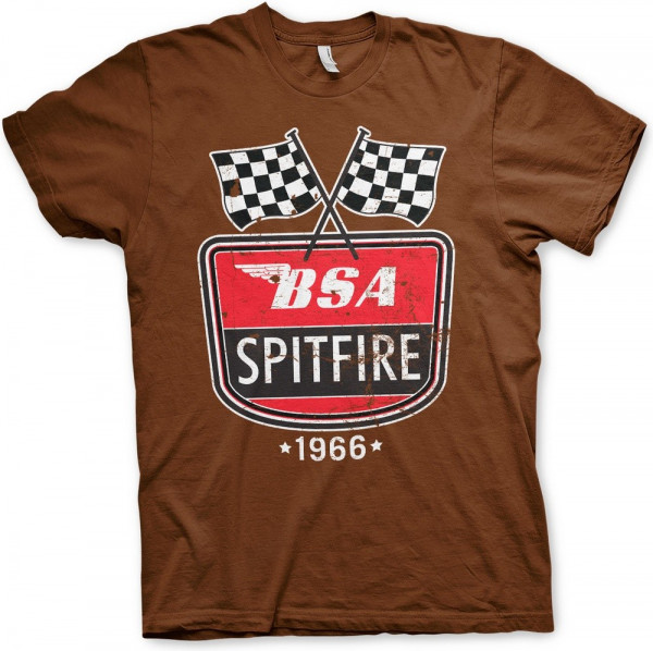 BSA Spitfire 1966 T-Shirt Brown