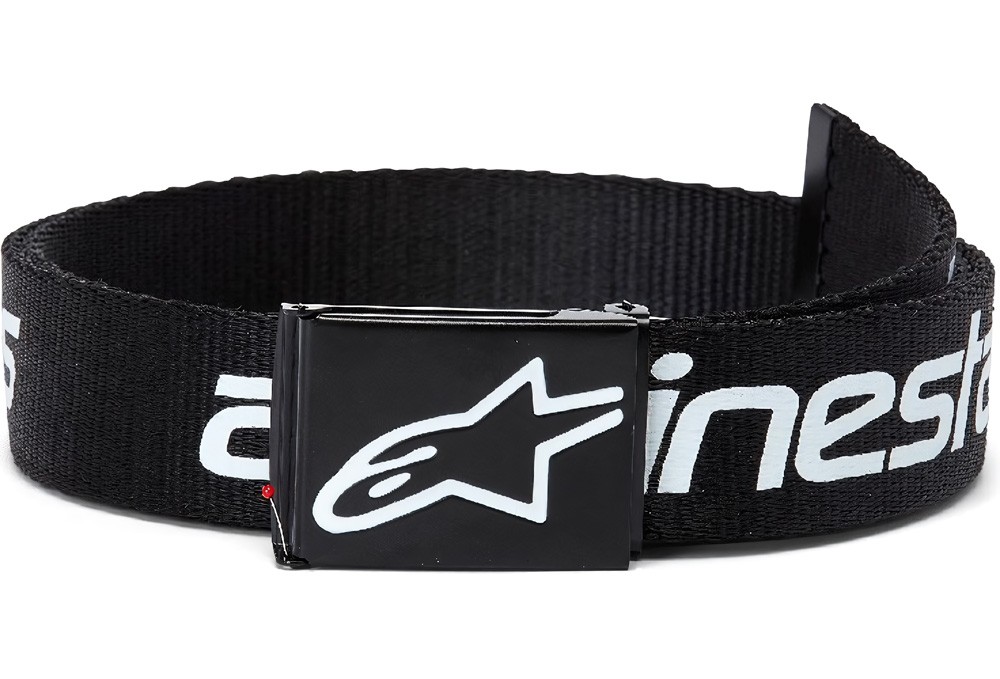 Alpinestars Herren Gürtel Linear Web Belt Schwarz/Weiß - Herren / Unisex