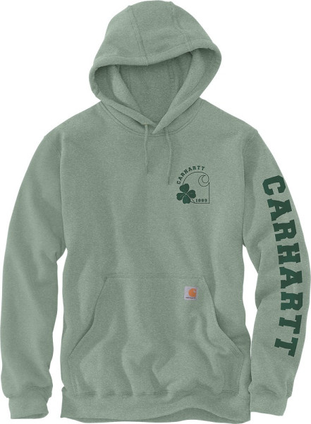 Carhartt Shamrock Hooded Sweatshirt Jade Heather