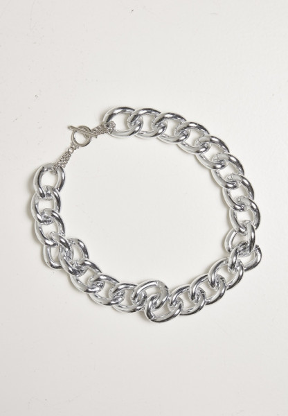 Urban Classics Kette Flashy Chain Necklace Silver