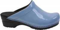 Sanita Damen Clog offen Original-Sonja Patent Open Light blue