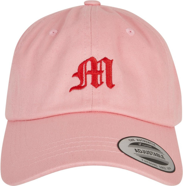 Mister Tee Letter Pink Low Profile Cap M