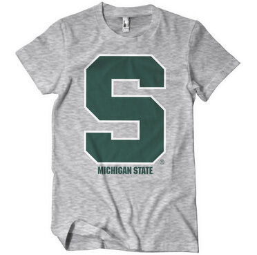Michigan State University Michigan State S-Mark T-Shirt Heathergrey